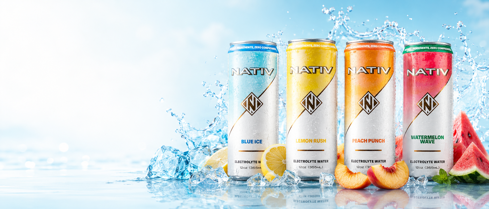 NATIV Hydrate lineup splash